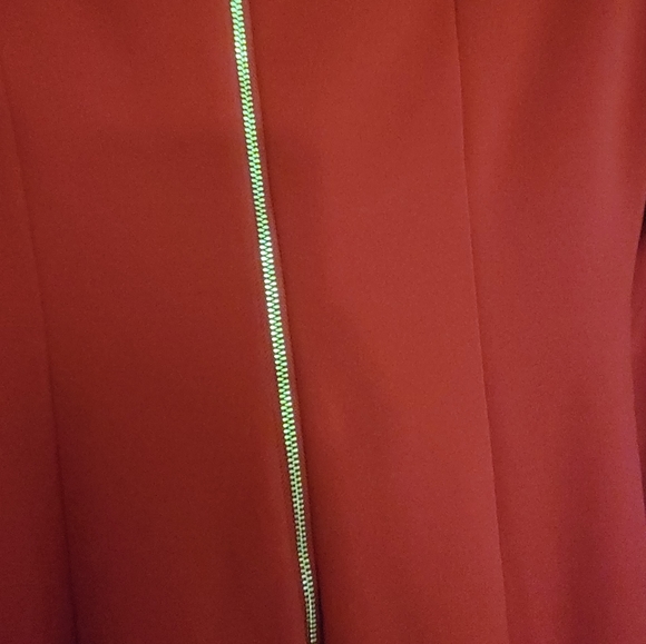 Red Calvin Klein dress, size 4 - Picture 5 of 6